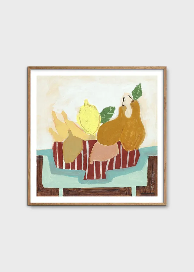 The Poster Club Sweet Pears Kunstdruck 50x50 cm Birnen