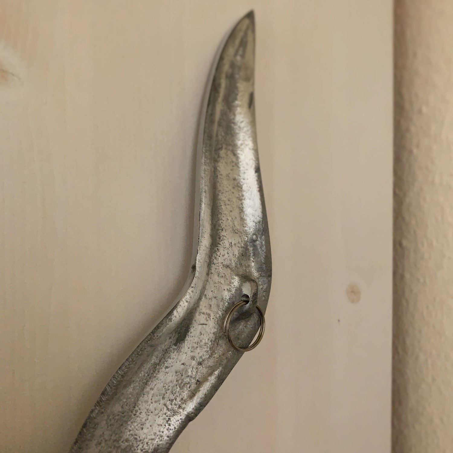 LS-LebenStil Möwe Wanddeko Aluminium Silber 34cm