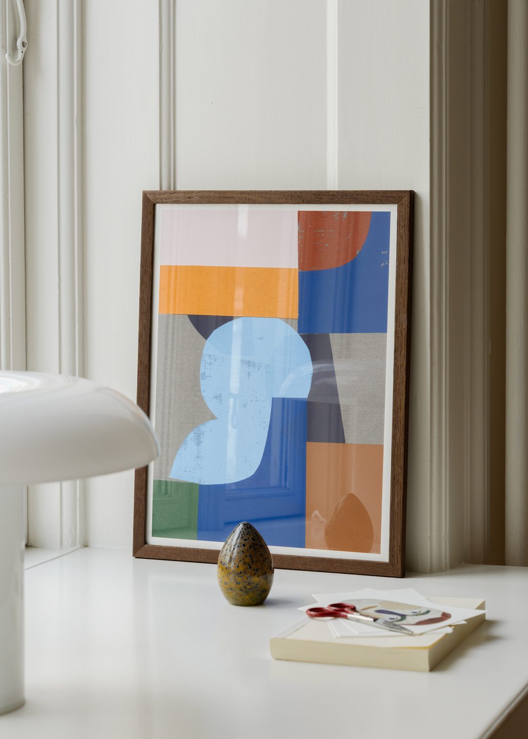 The Poster Club Art Prints Truman Poster A4 blau geometrisch