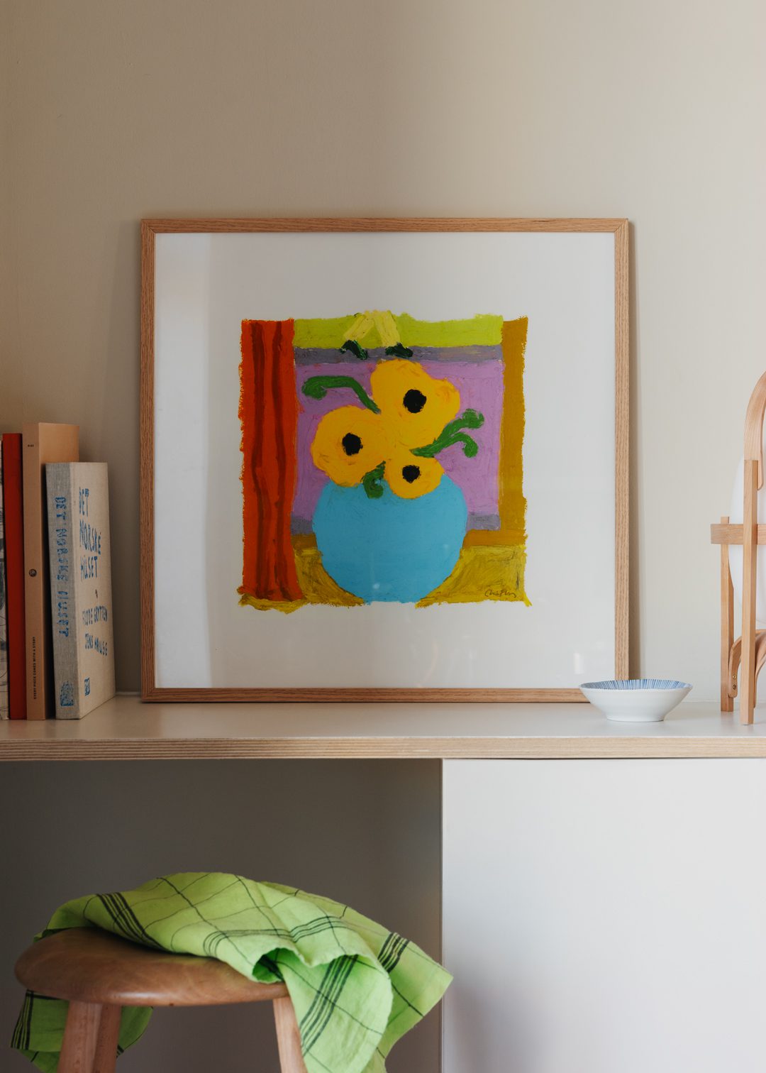 The Poster Club Art Prints Vase in the Window Poster 50x50
