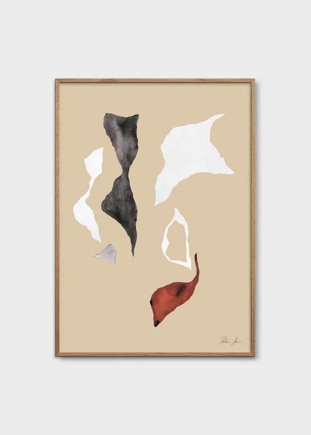 The Poster Club Art Prints Shadow no. 01 Poster A4 beige