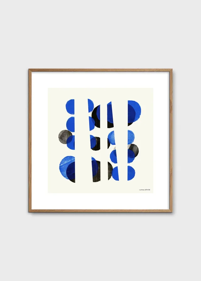 The Poster Club Bleu à Part 01 Kunstdruck 50x50 cm blau