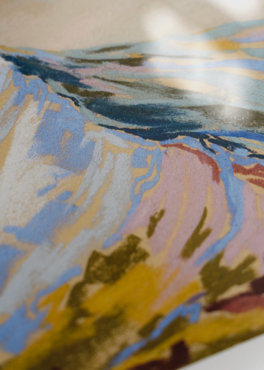 The Poster Club Velvet Peak III Poster A4 Landschaft