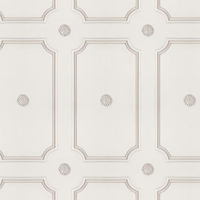 Mineheart Wallpaper Georgian Dot Tapete Cream Paneel