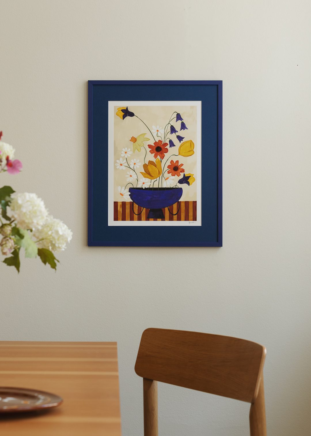 The Poster Club Art Prints Colourful Bunch Poster 30x40 Blau