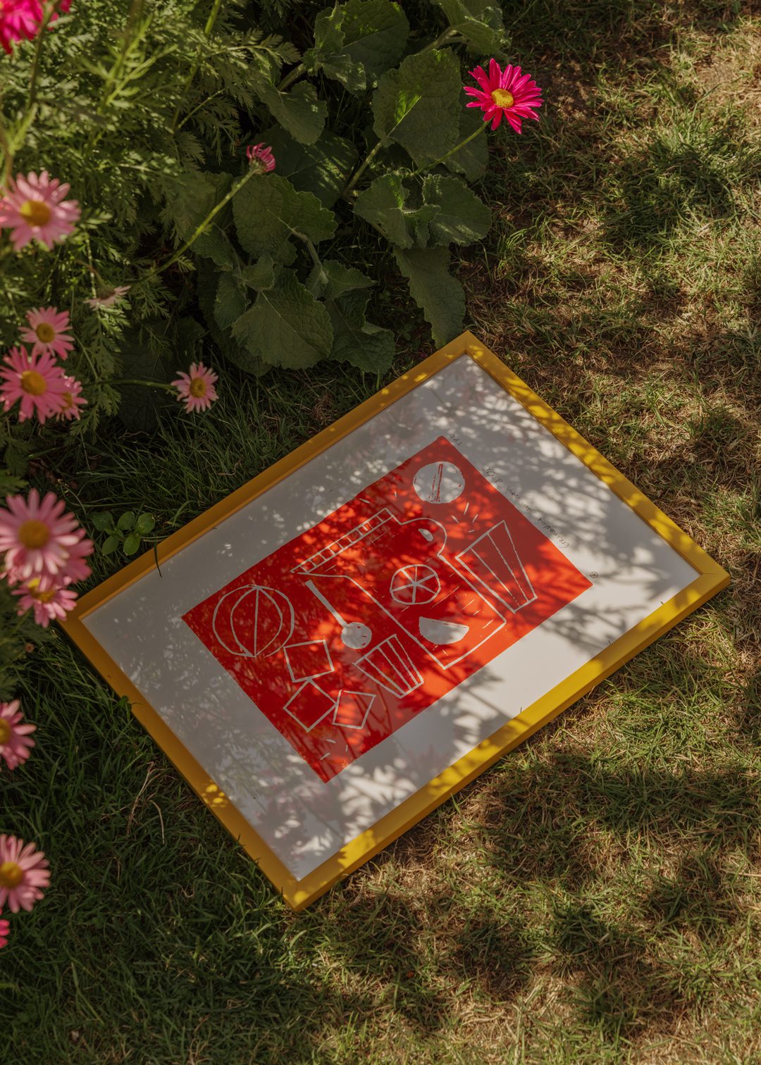 The Poster Club Grenadine Kunstdruck 30x40 cm rot