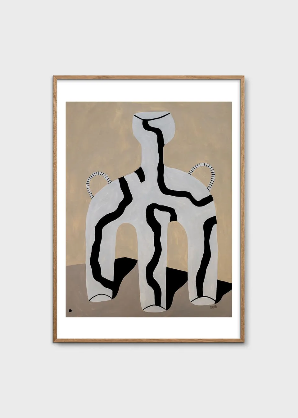 The Poster Club Art Prints Veins 01 Poster 30x40 cm schwarz