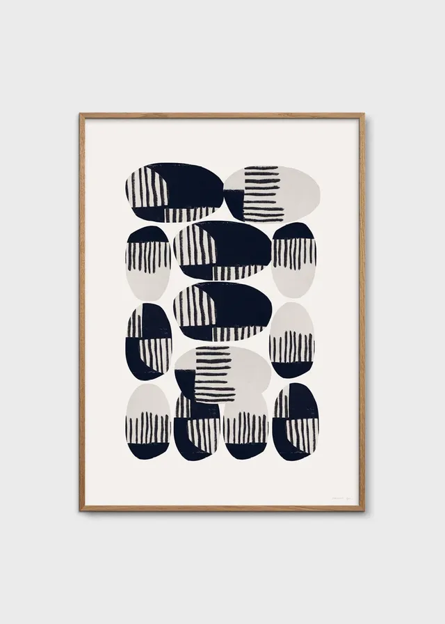 The Poster Club Dotted No. 146 Kunstdruck 30x40 cm schwarz