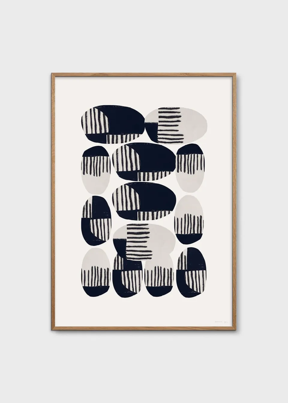 The Poster Club Dotted No. 146 Kunstdruck 30x40 cm schwarz