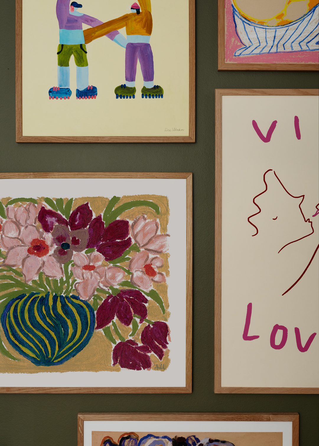 The Poster Club Curated Art Walls Edit No. 083 Wandbilder Set Bunt