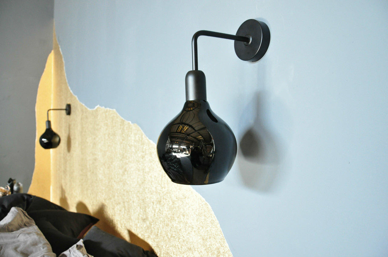 Mineheart Lighting King Edison Ghost Wandleuchte schwarz