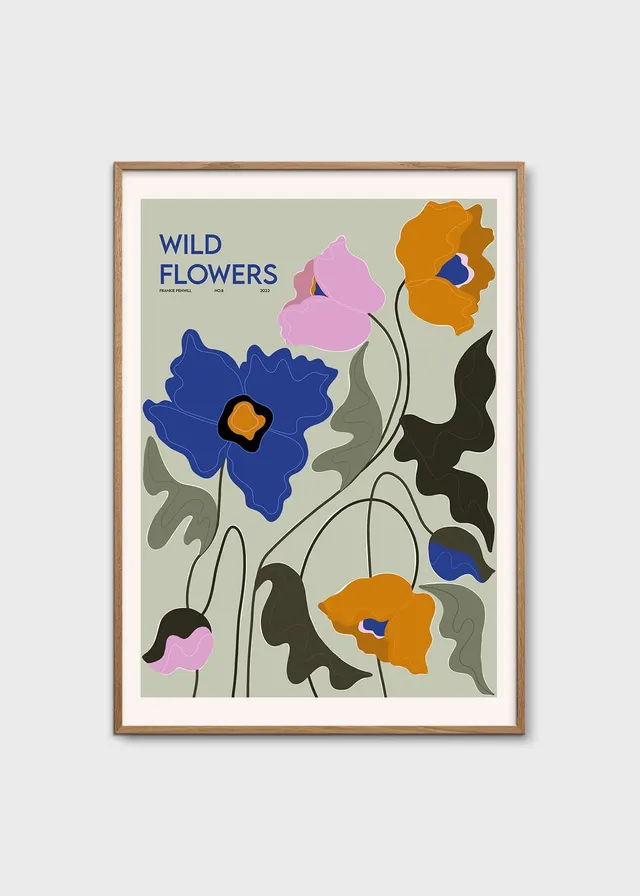 The Poster Club Art Prints Wild Flowers Poster 30x40 cm Blumen