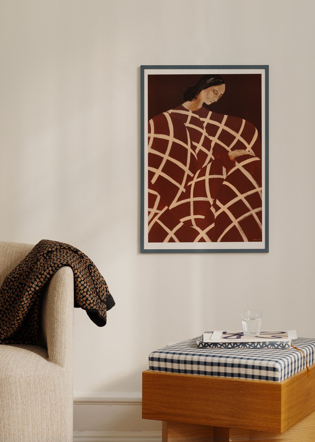 The Poster Club Frames Petrol Wood Frame Bilderrahmen 50x70 grün