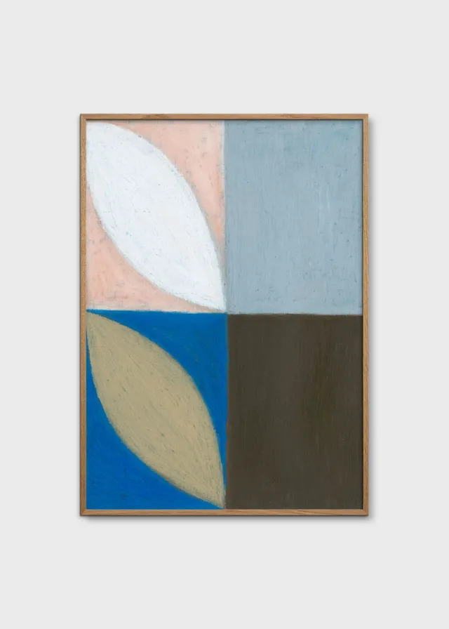 The Poster Club Still Air Kunstdruck 30x40 cm abstrakt blau