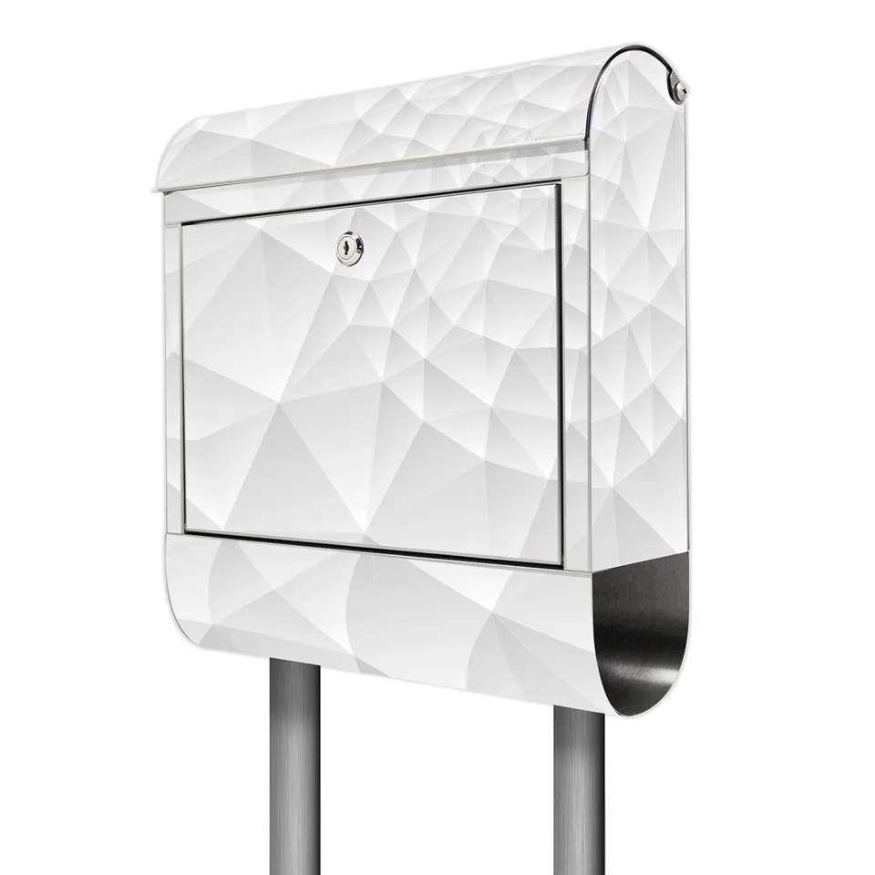 Banjado Briefkasten Nautilus Standbriefkasten Edelstahl A4