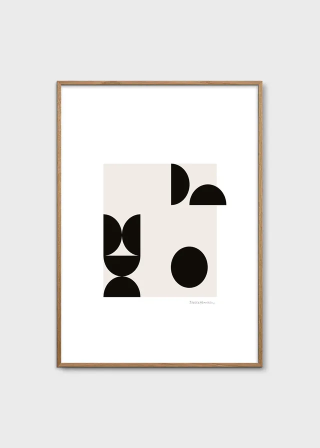 The Poster Club Wall Objects Balancing Objects 01 Poster 30x40 cm beige