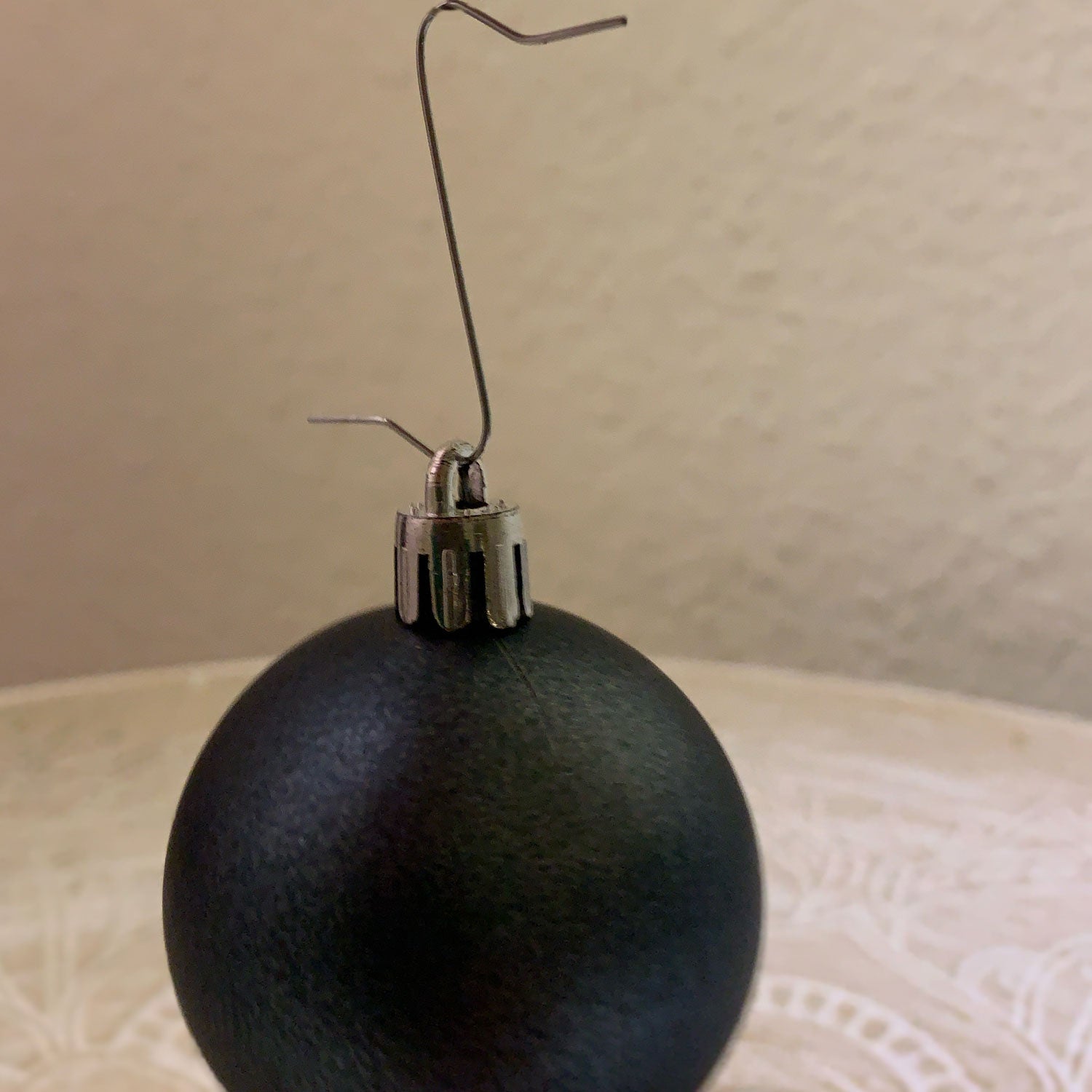 LS-LebenStil Kugel-Aufhänger Silber 50er Set 3,5 cm Metall