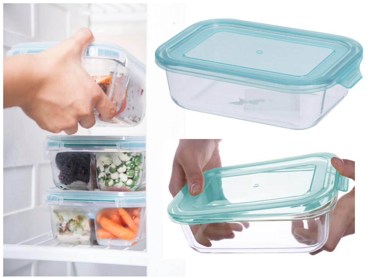 LS-LebenStil Cook & Lock Frischhaltedose Glas 630ml mit Deckel