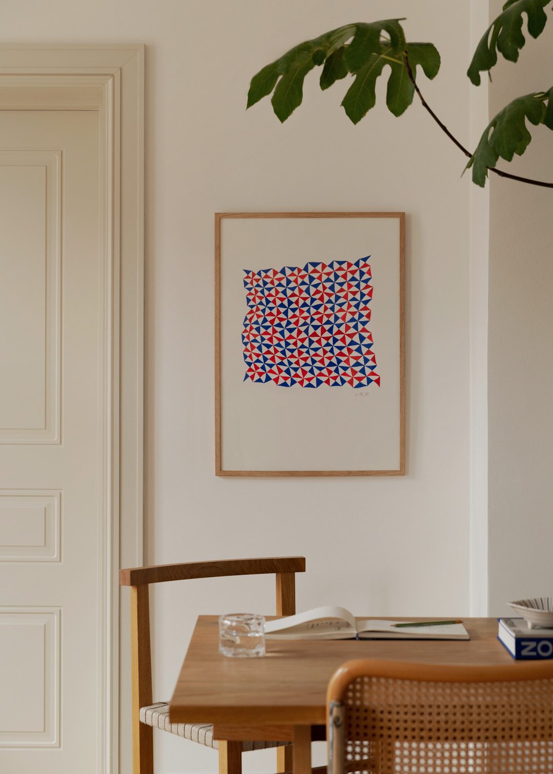The Poster Club Tern No. 3 Kunstdruck 30x40 cm blau-rot