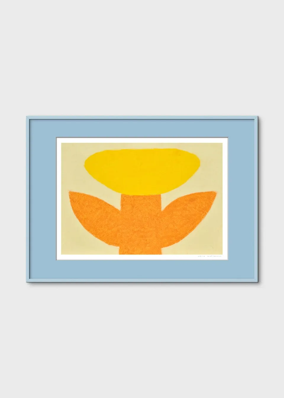 The Poster Club Art Prints Butterblume Poster 30x40 cm gelb