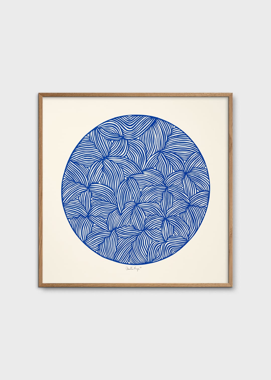 The Poster Club Art Prints Moon No 02 Poster 50x50 cm beige