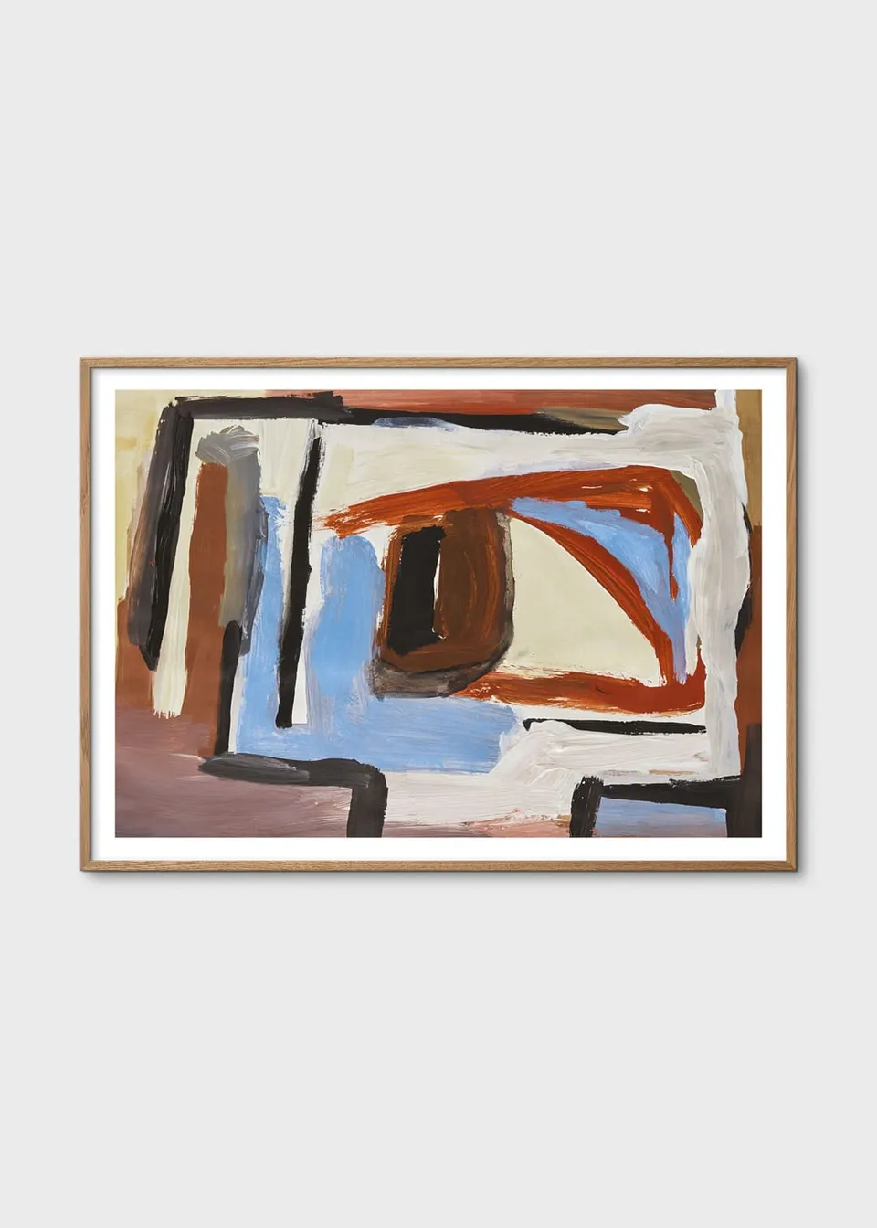 The Poster Club View Poster 30x40 cm blau