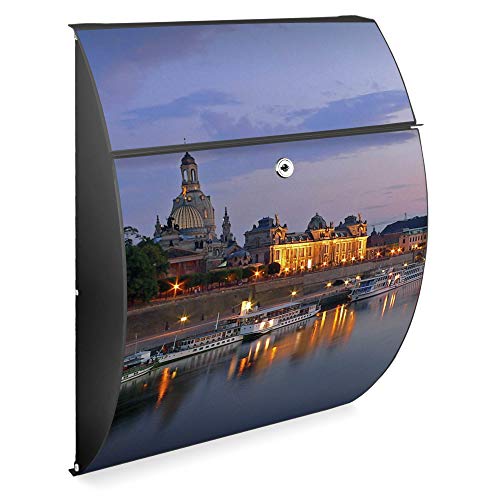 Banjado Riviera Briefkasten Anthrazit Dresden A4