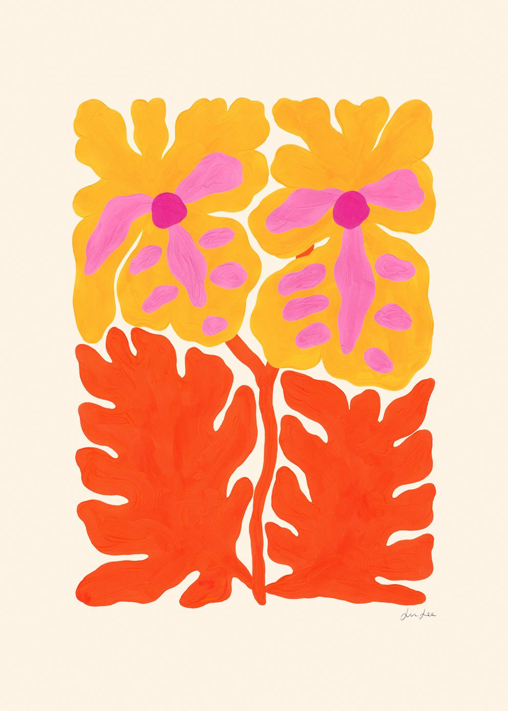 The Poster Club Overgrown Kunstdruck 30x40 cm Botanik
