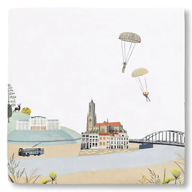 Storytiles Delft Blue Arnhem aan de Rijn Fliese 13x13 Stadt