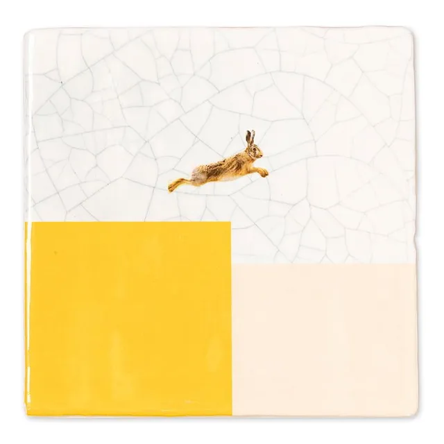 Storytiles Delft blue Een vliegende Start Wandfliese S 10x10 cm Sport