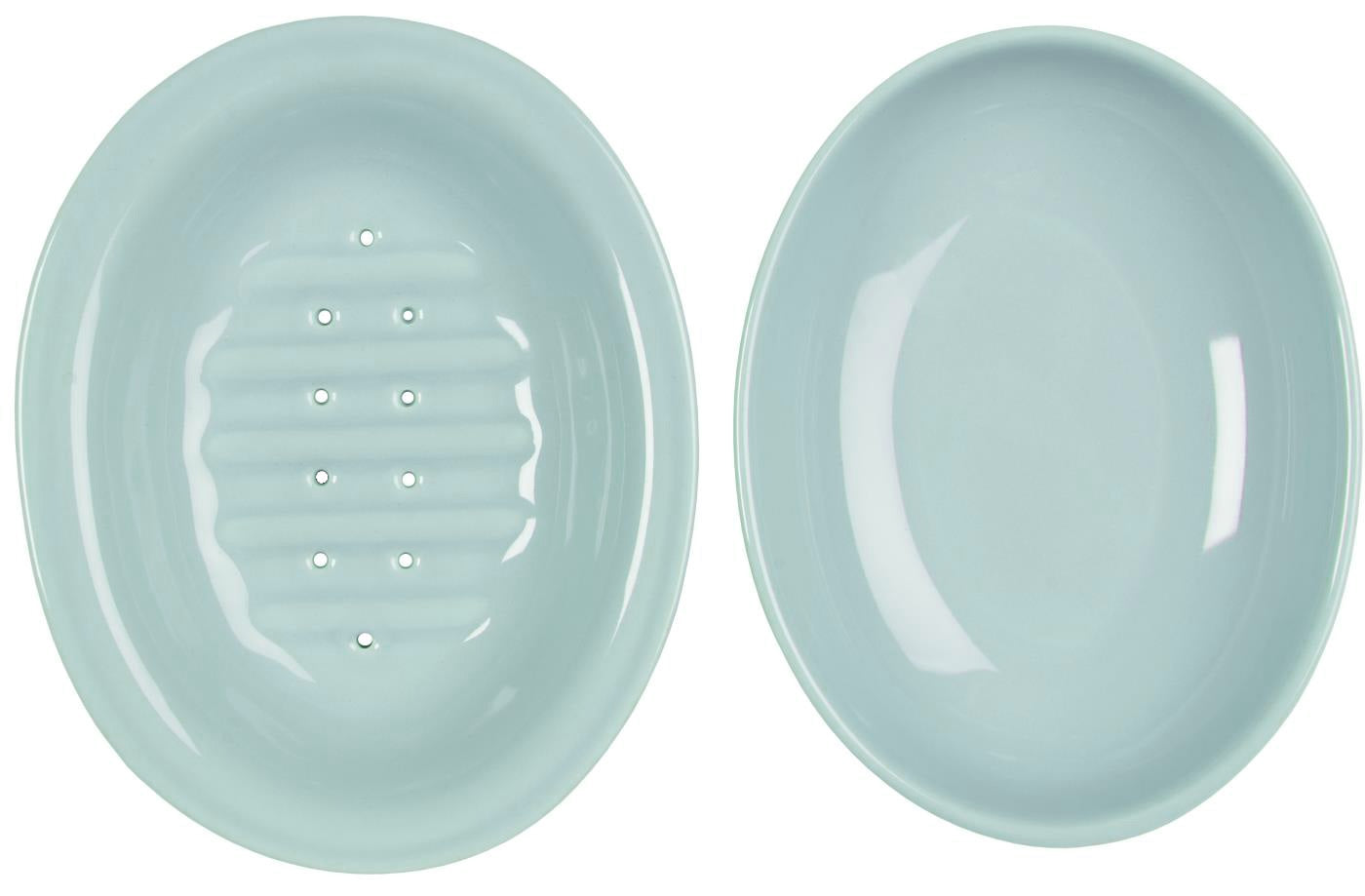 LS-LebenStil Möbel & Wohnen Altum Seifenschale Keramik Blau 15cm