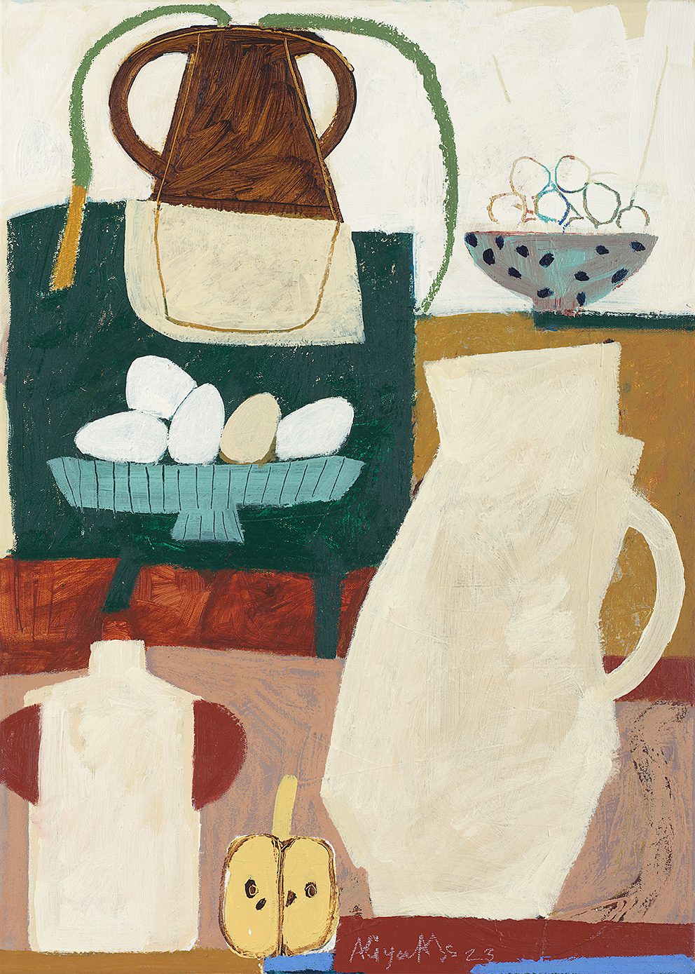 The Poster Club In the Kitchen Kunstdruck 30x40 cm Blau