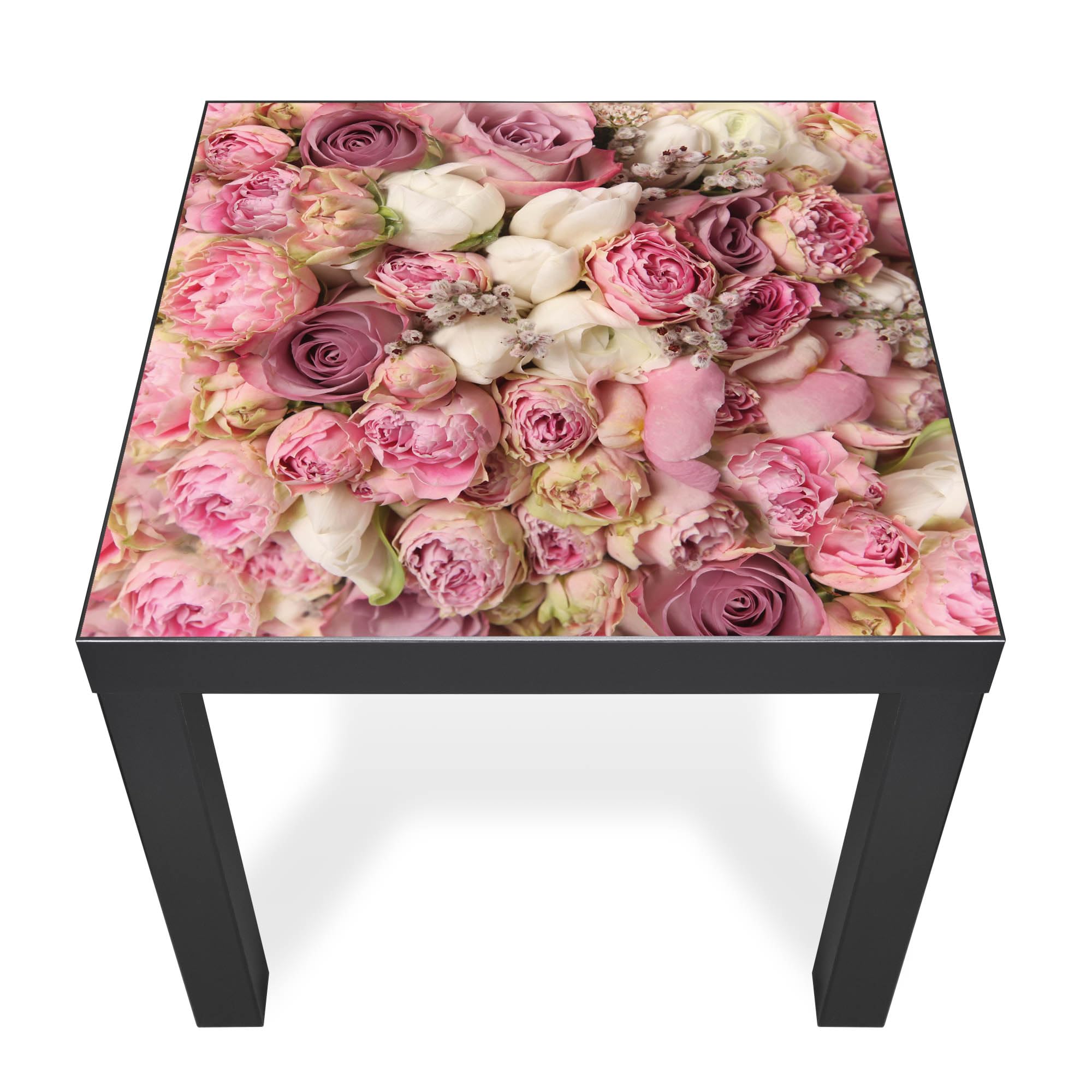 Banjado Möbelfolie Tischfolie Strauss Rosen 55x55 cm