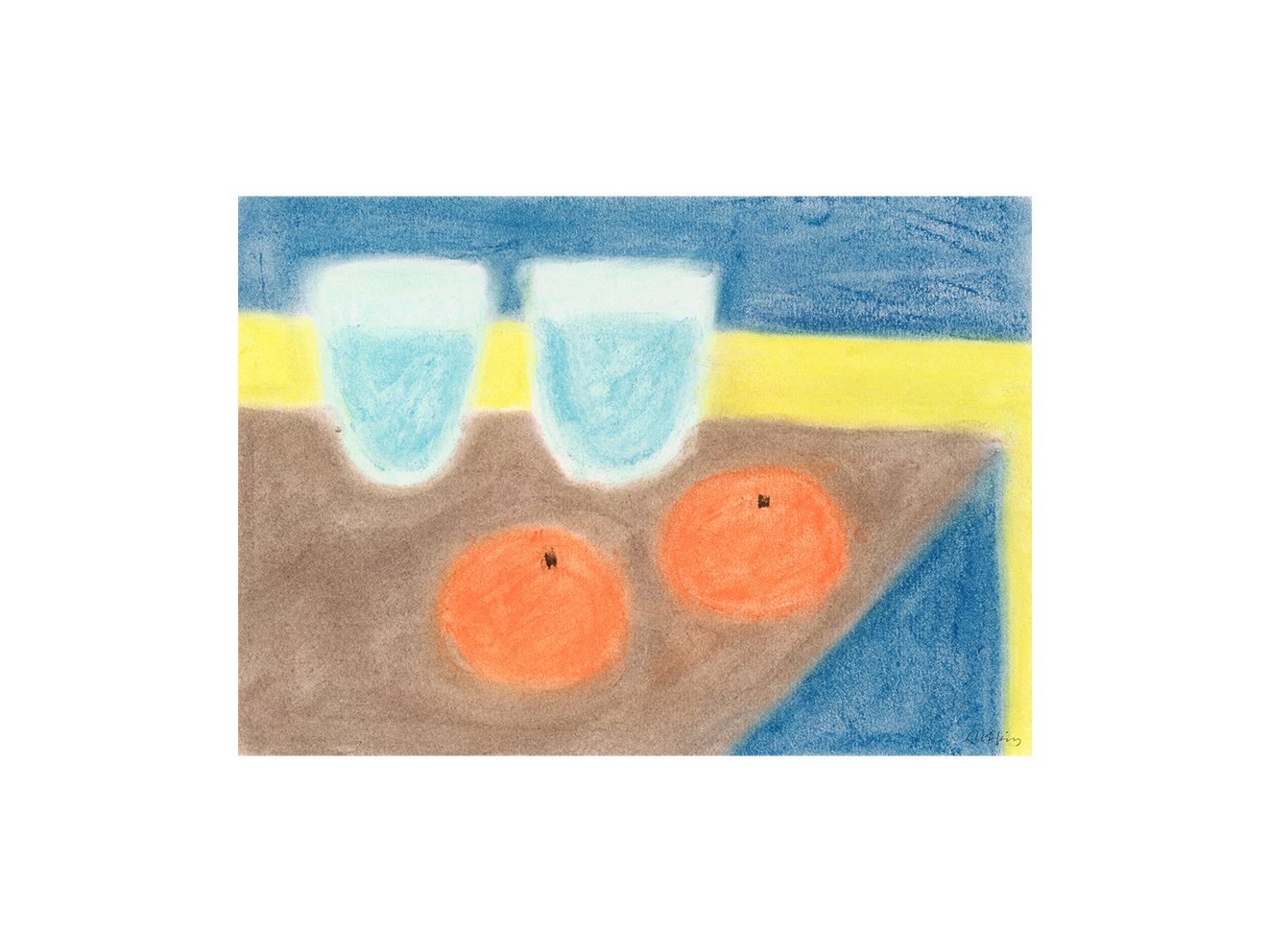 The Poster Club Art Prints Water and Clementines Poster A4