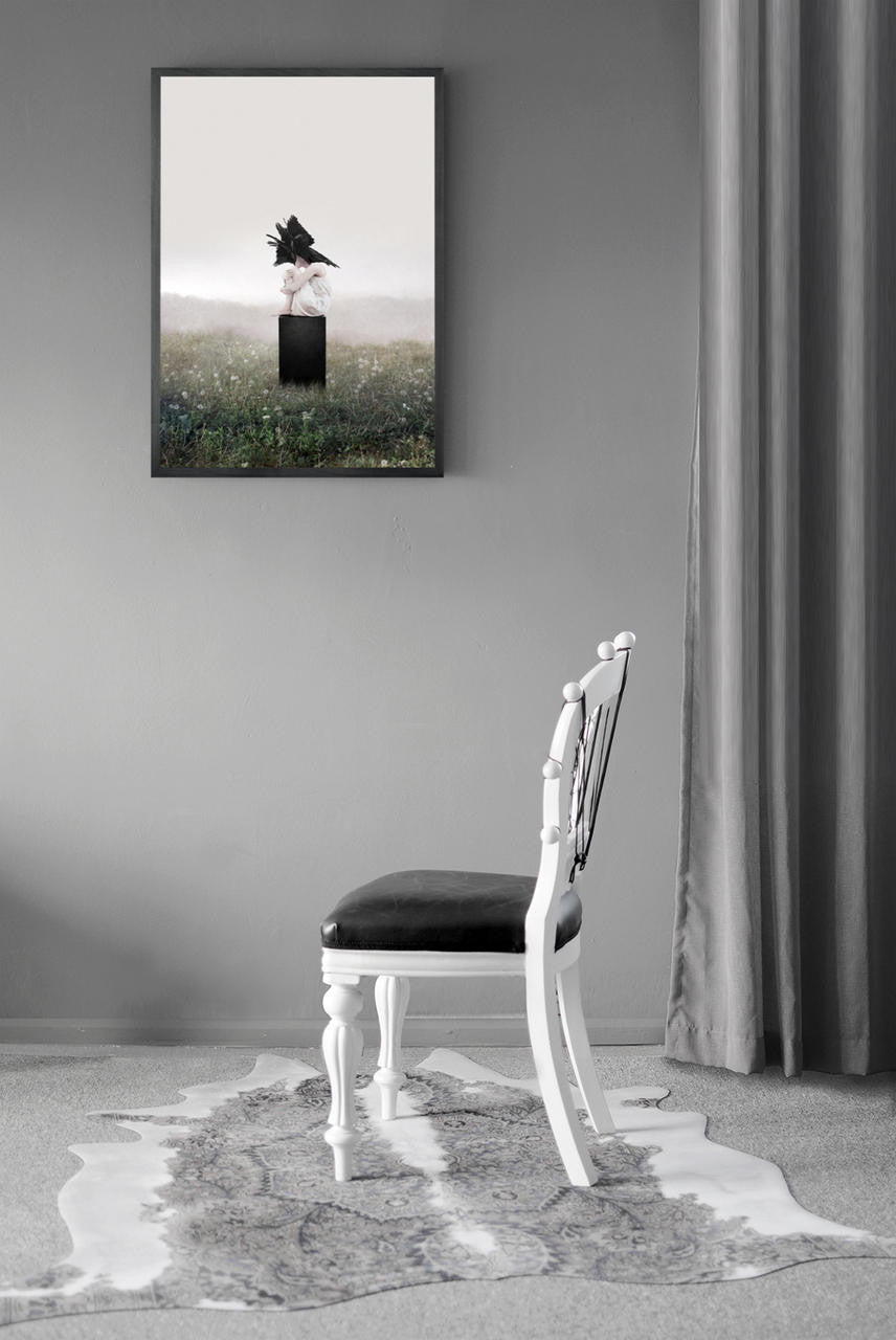 Mineheart Wall Art The White Sky XXXII Leinwandbild 40x50cm surreal