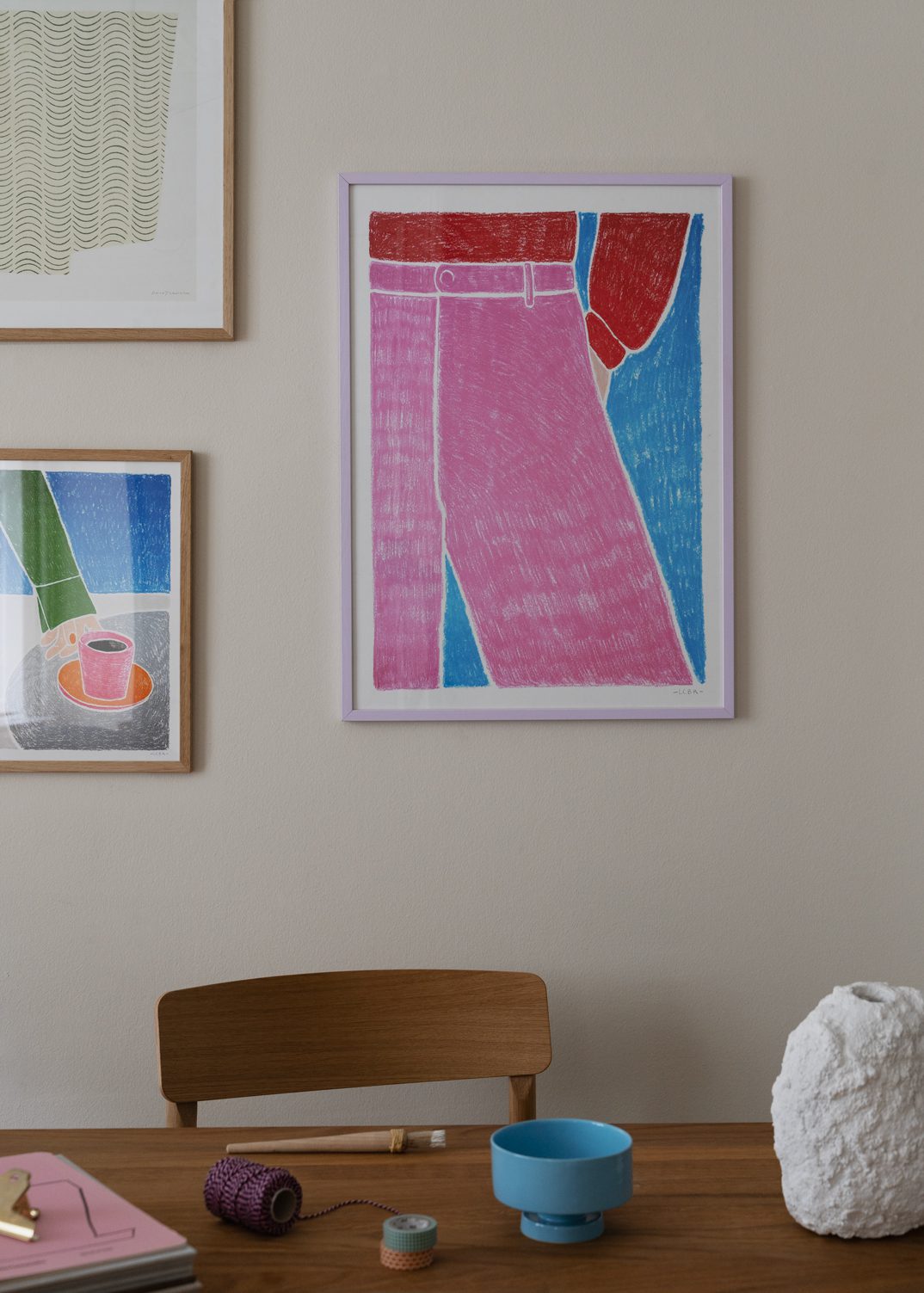 The Poster Club Art Prints Masculin Féminin Poster A4