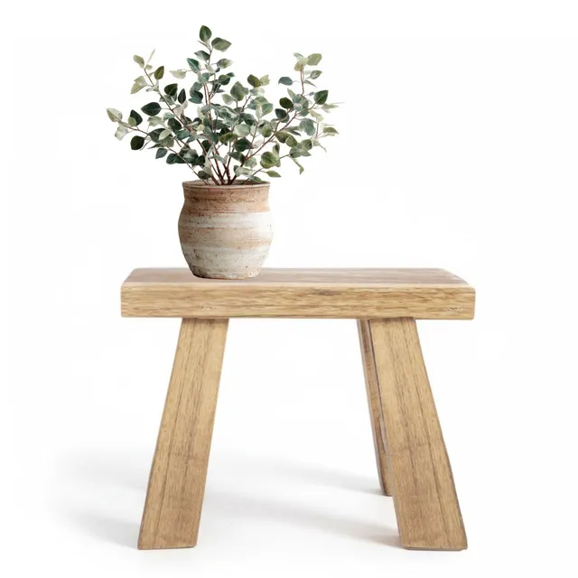 LS-LebenStil Pflanzenhocker Teak 21x16cm Mini-Tisch