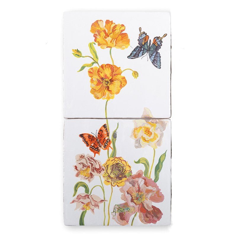 Storytiles Tile Tableaus Wildflowers Klaproos Fliese Mohn