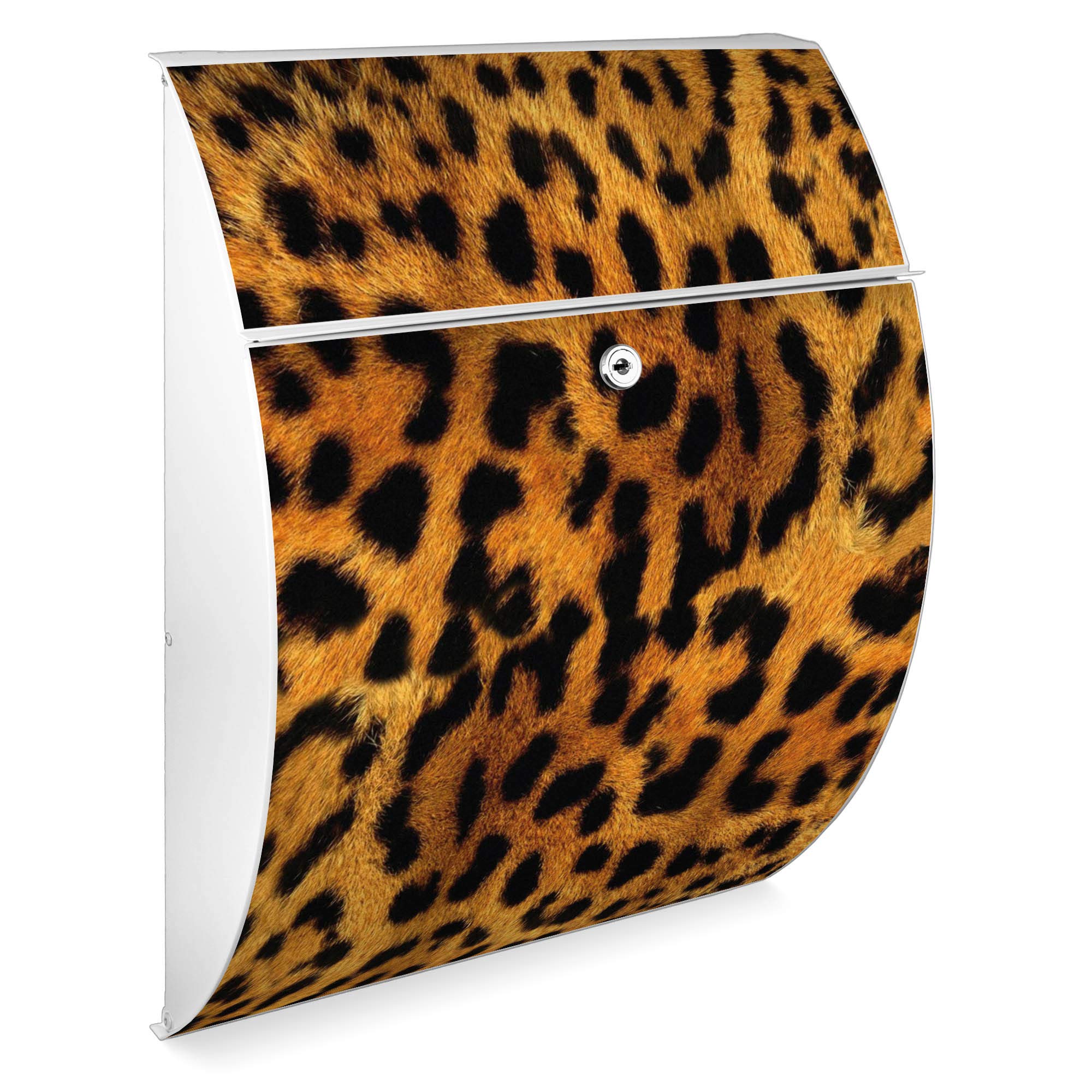 Banjado Riviera Leopard Briefkasten Anthrazit A4