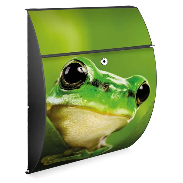 Banjado Riviera Frosch Briefkasten Anthrazit A4