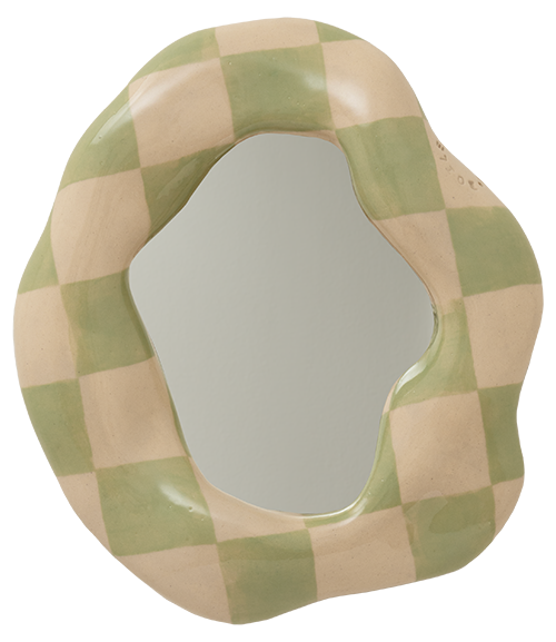 The Poster Club Mirror no. 02 Wandspiegel 20x17 salbei