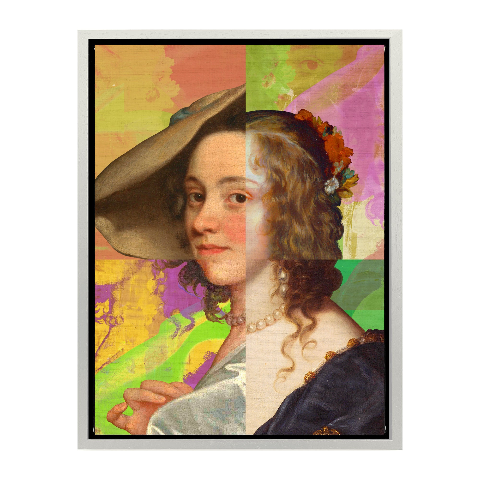 Mineheart Lady Puzzled Poster Lila Kleid 21x30 cm