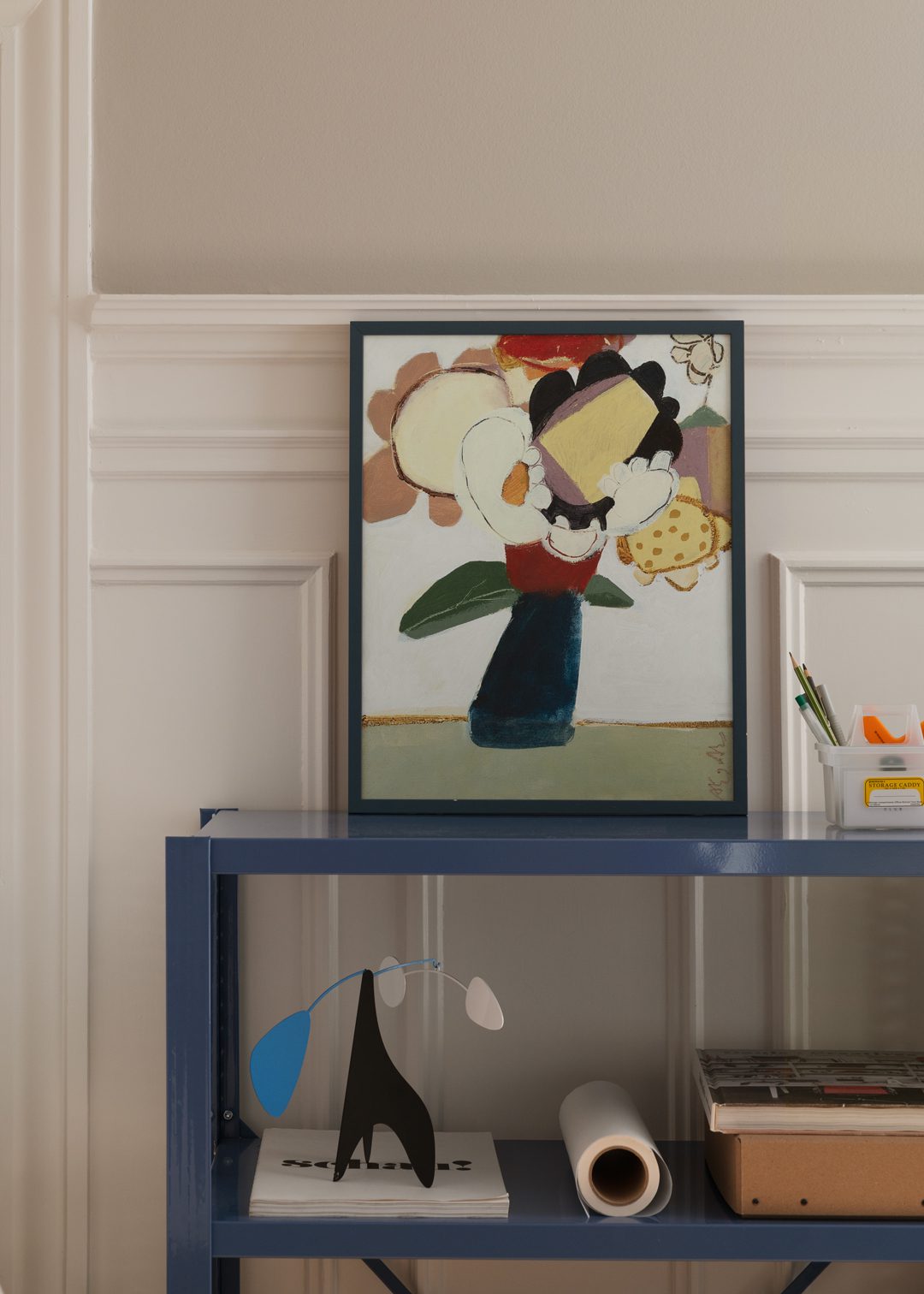 The Poster Club Look Mirror Poster 30x40 botanisch blau