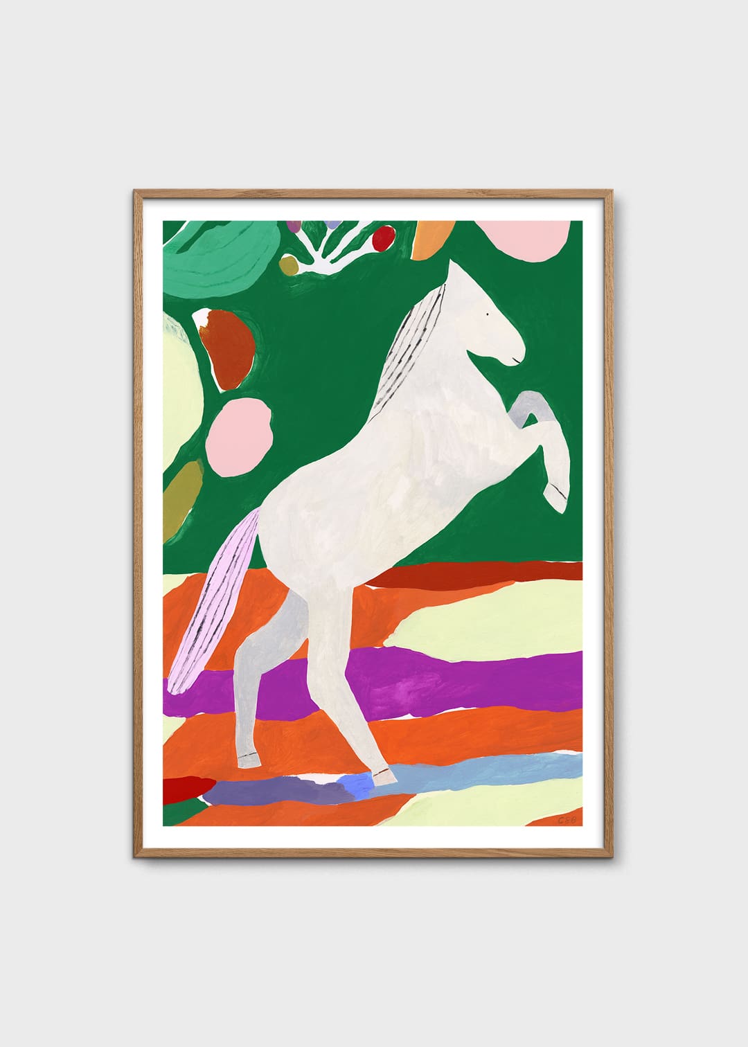 The Poster Club Art Prints Horse Poster 30x40 cm Pferdemotiv