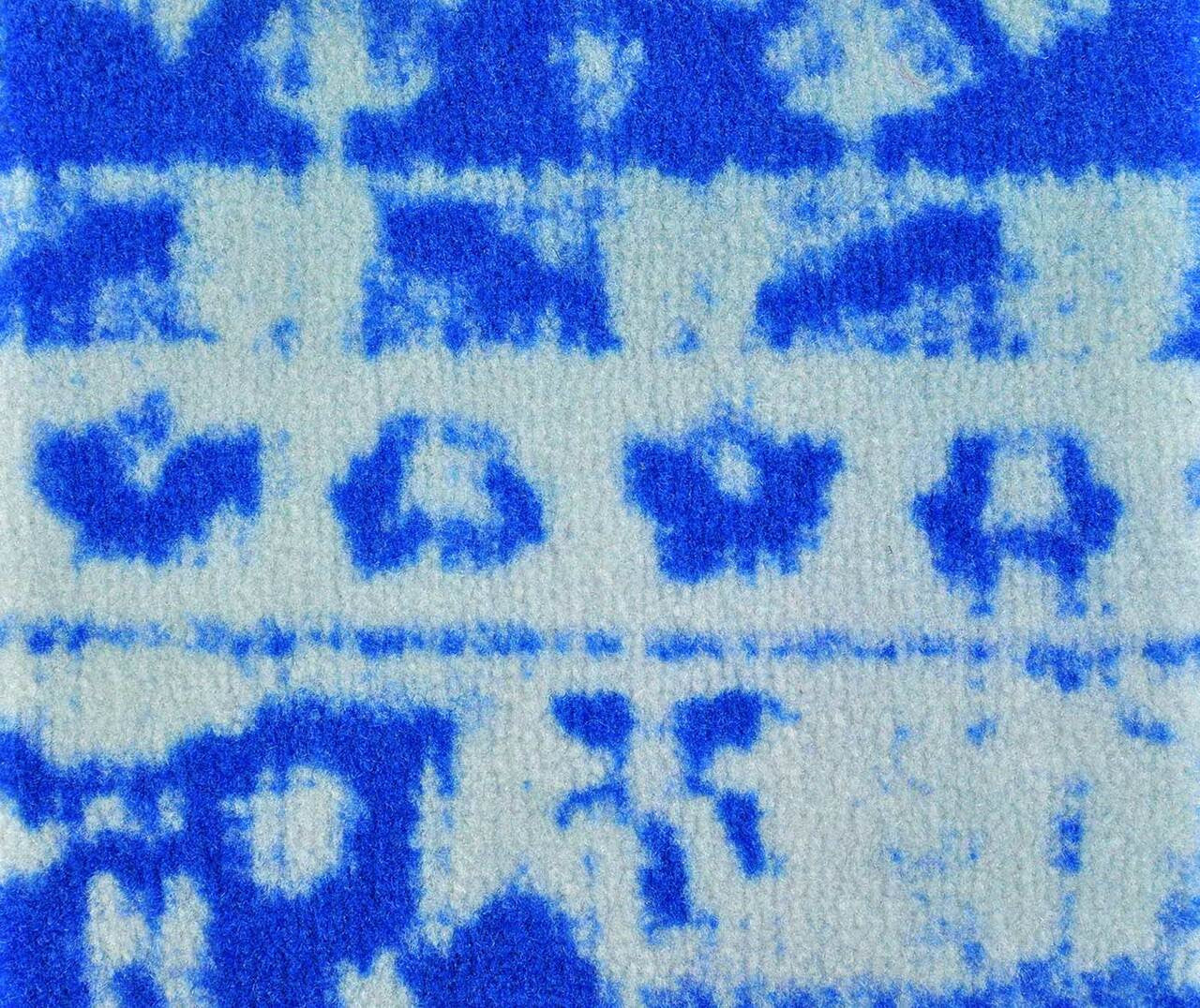 Mineheart Kashan Remix Blue White Teppich Blau-Weiß 200x284 cm