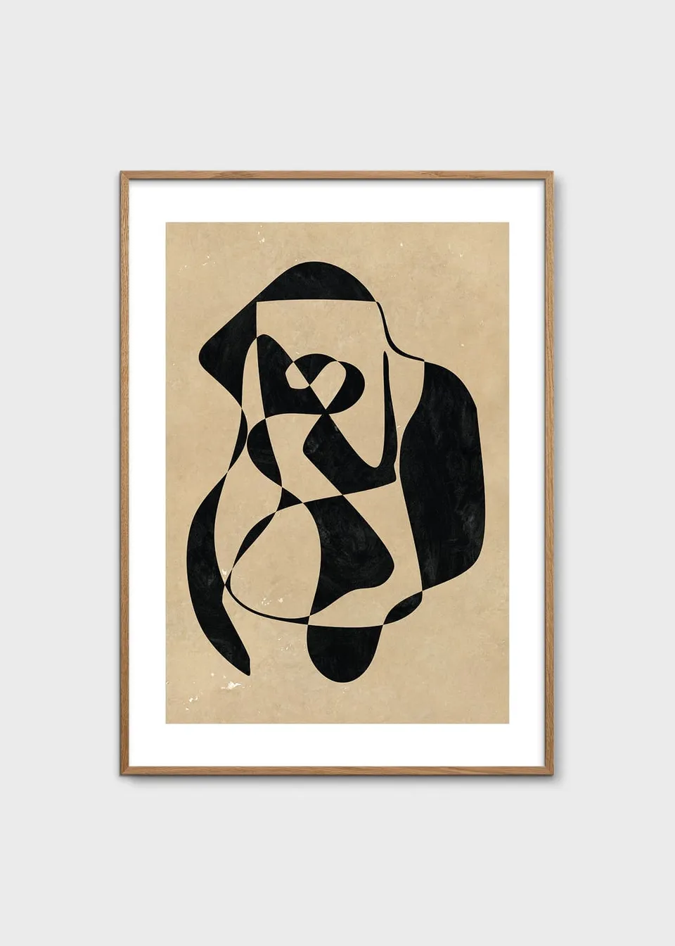 The Poster Club The wise man 02 Poster 30x40 cm beige