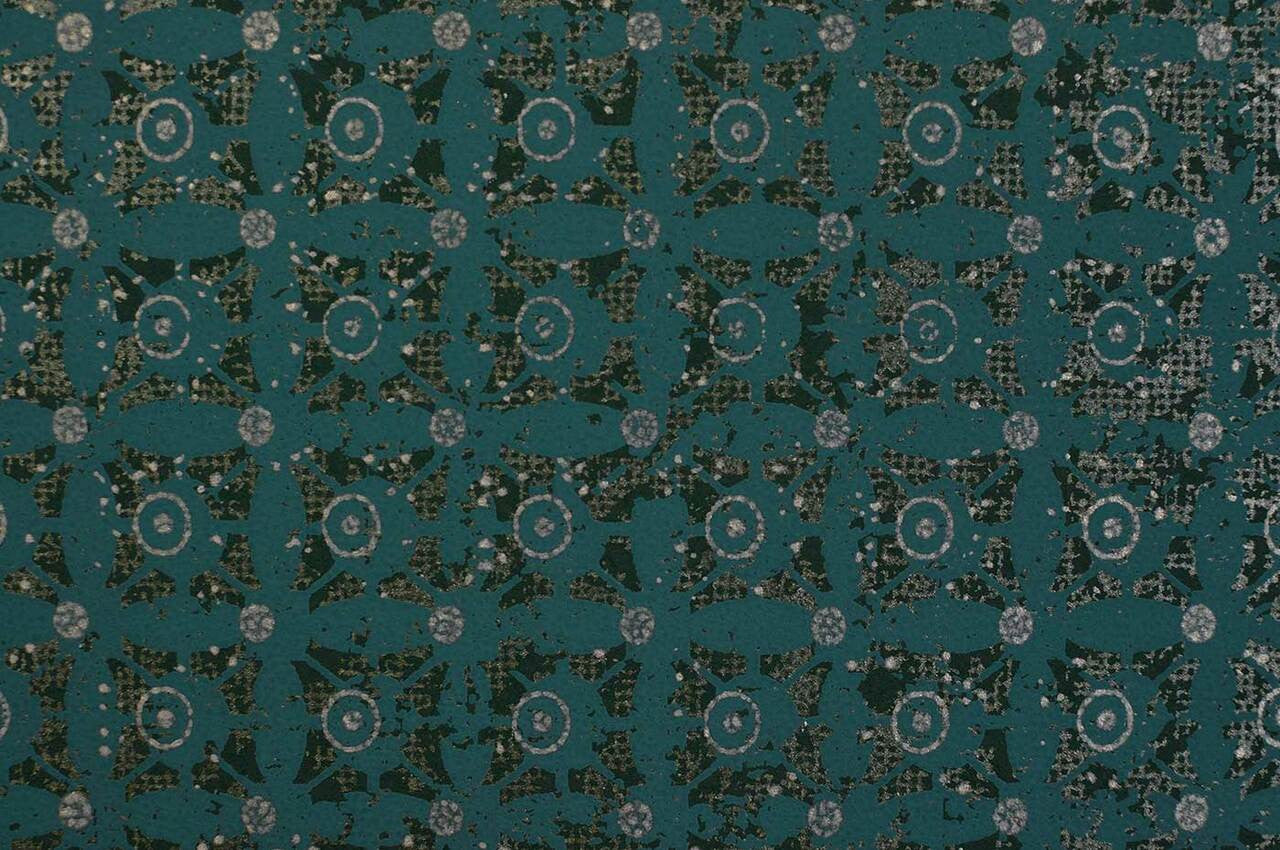 Mineheart Classico Tile Tapete Teal Blau 53cmx10m