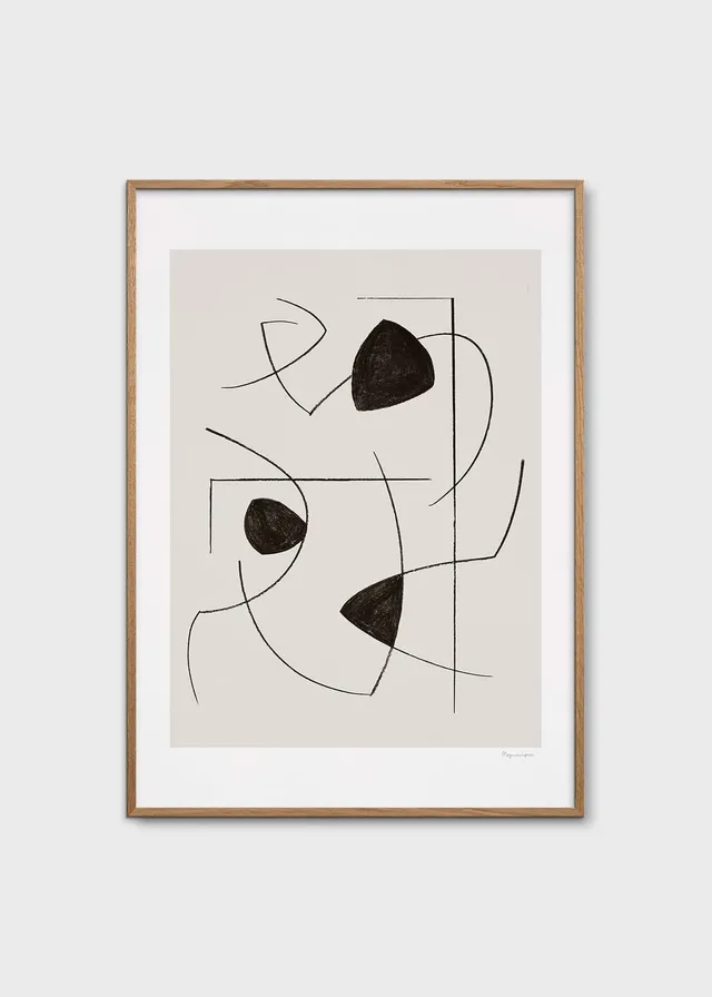 The Poster Club Art Prints Lines Poster 50x70 cm Giclée