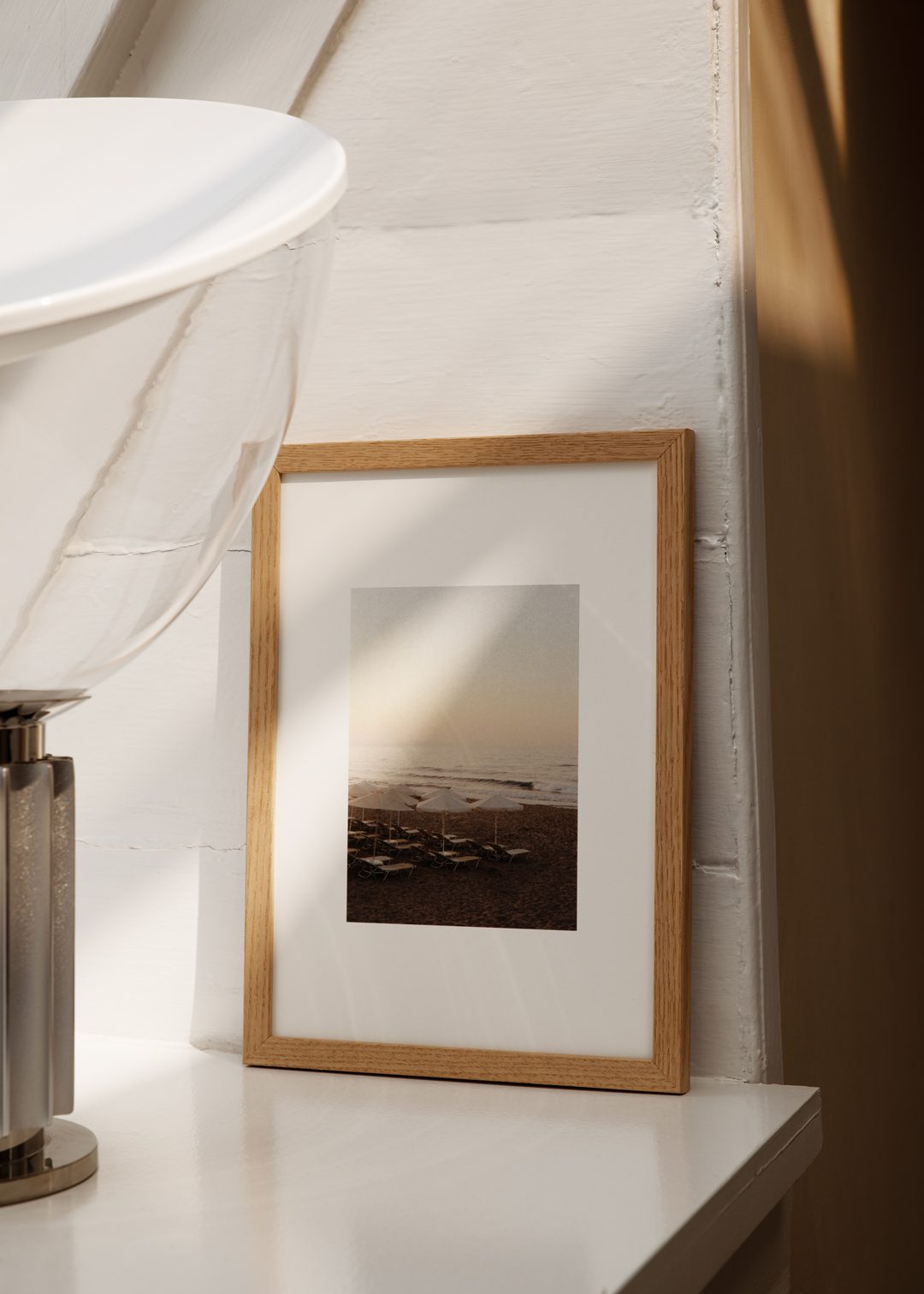 The Poster Club Sunset Swims Fotoposter A4 blau