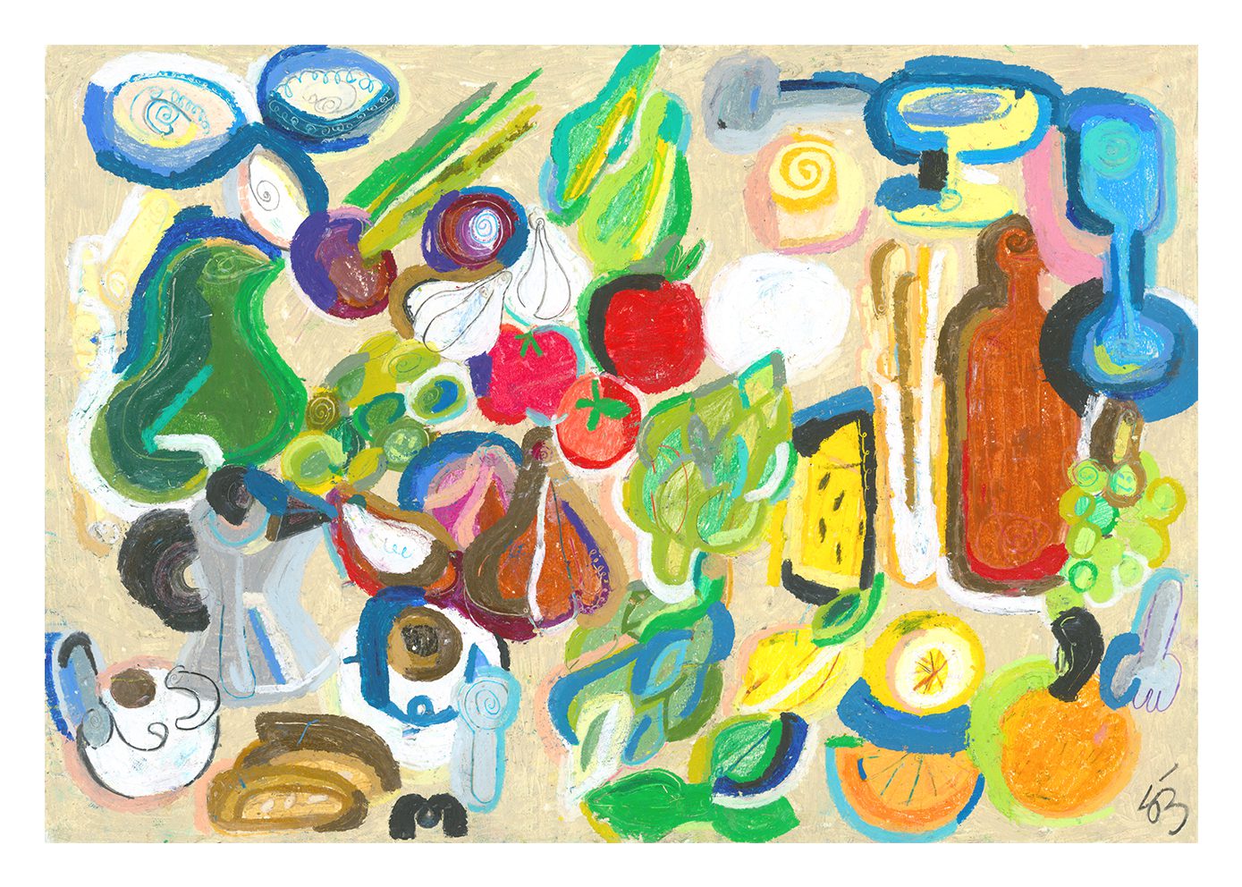 The Poster Club Italy Picnic Poster 30x40 cm figurativ